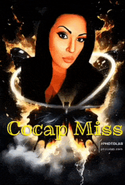 a cartoon of a woman with the name cocap miss