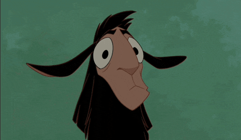 a close up of a cartoon character 's face with his mouth open