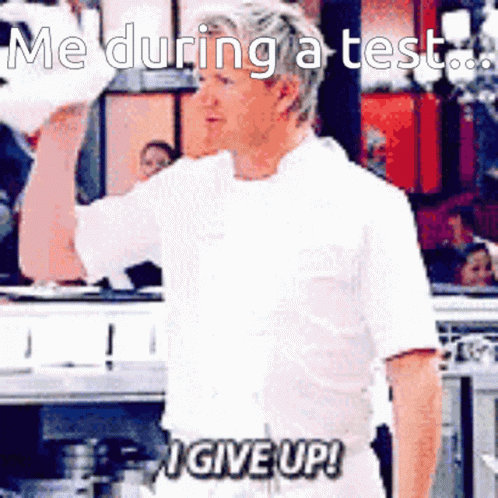 School Me During A Test GIF - School Me During A Test I Give Up GIFs