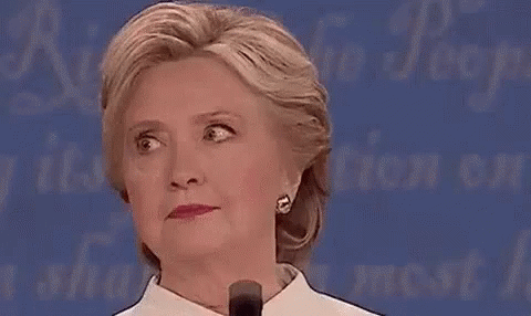 Hilary Clinton Stare GIF - Hilary Clinton Hilary Stare GIFs