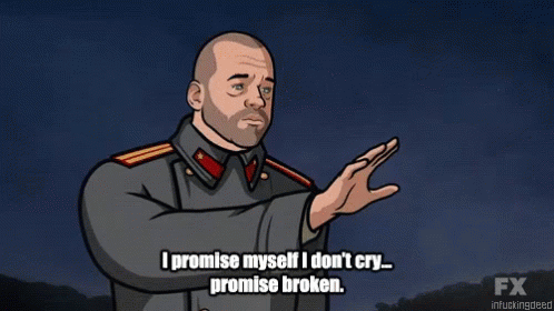 Archer Manly Tears GIF - Archer Manly Tears Holding It In GIFs
