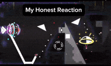 a screenshot of a video game with the words " my honest reaction " at the top