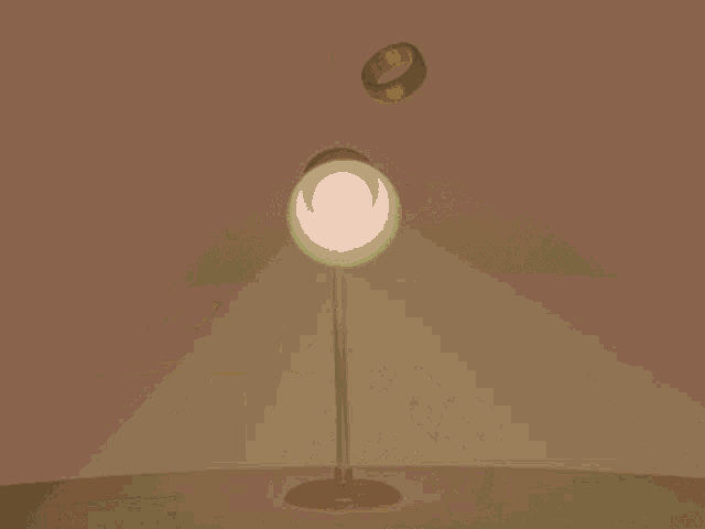 a ring with a heart shaped shadow is sitting on top of an open book