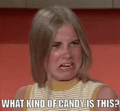 What Kind Of Candy Is This Yuck GIF - What Kind Of Candy Is This Yuck Eww GIFs
