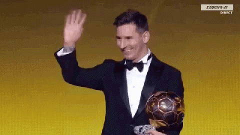Messi Award GIF - Messi Award Lionel Messi GIFs