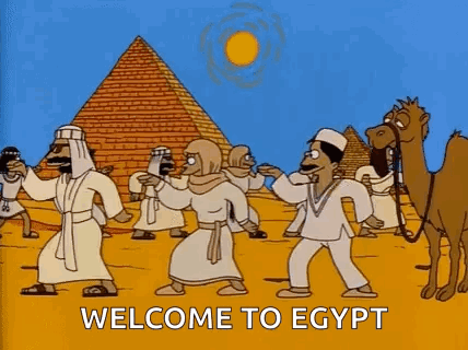 Do The Bartman Egypt GIF - Do The Bartman Egypt The Simpsons GIFs