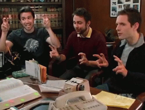 Quote Unquote - It'S Always Sunny In Philadelphia GIF - Its Always Sunny In Philadelphia Glenn Howerton Dennis Reynolds GIFs