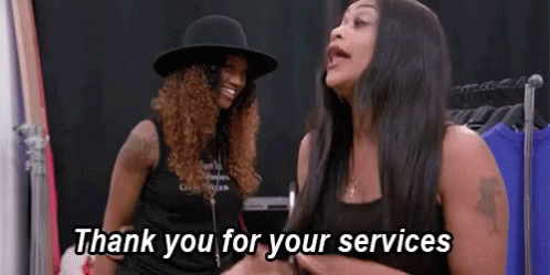 Thank You For Your Services GIF - Thank You For Your Services GIFs
