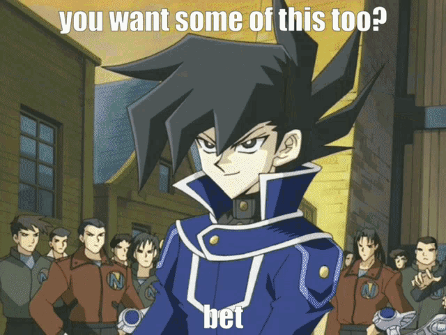 The Chazz You Want Some Of This GIF - The Chazz You Want Some Of This Yugioh GIFs