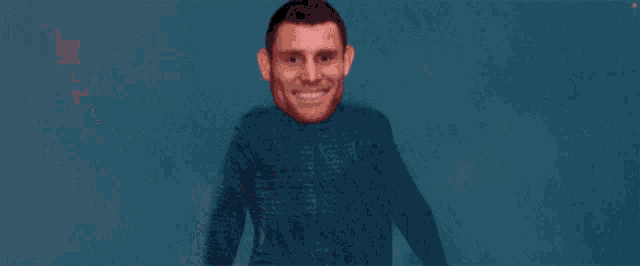 a man in a black jacket is holding up a red light