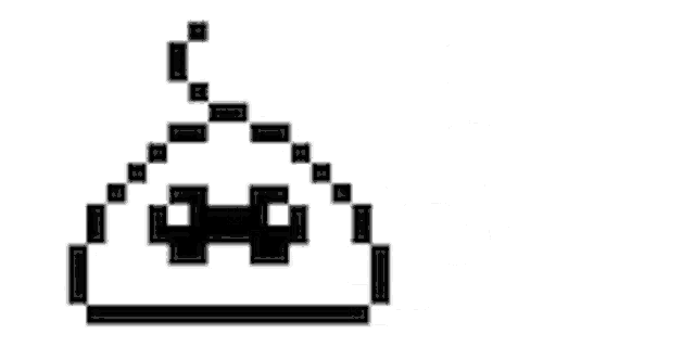 a black and white pixel art drawing of a sphere on a white background .