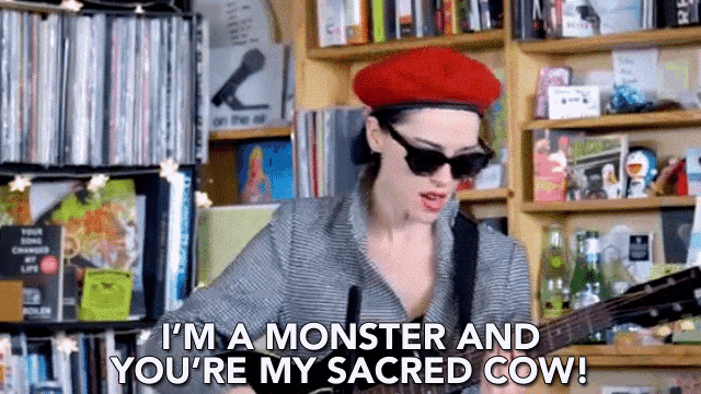 Im A Monster And Youre My Sacred Cow Monster GIF - Im A Monster And Youre My Sacred Cow Monster Sacred Cow GIFs