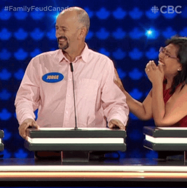 Hilarious Family Feud Canada GIF - Hilarious Family Feud Canada Cant Stop Laughing GIFs