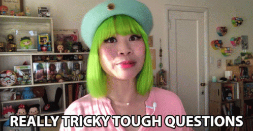 Really Tricky Tough Questions Goldie Chan GIF - Really Tricky Tough Questions Goldie Chan Goldiecylon GIFs