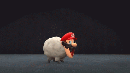 Smg4 Mario GIF - Smg4 Mario Sheep GIFs