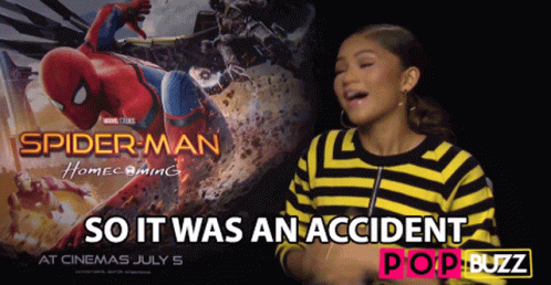 So It Was An Accident Zendaya GIF - So It Was An Accident Zendaya Zendaya Maree Stoermer Coleman GIFs