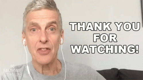 Thank You For Watching Peter Capaldi GIF - Thank You For Watching Peter Capaldi Dc Fandome GIFs