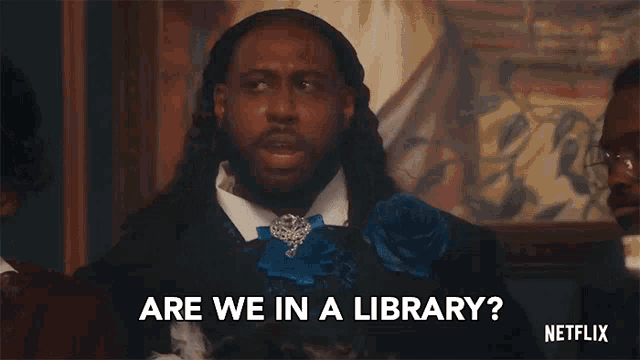 Are We In A Library Because She Just Got Read GIF - Are We In A Library Because She Just Got Read Got Told GIFs