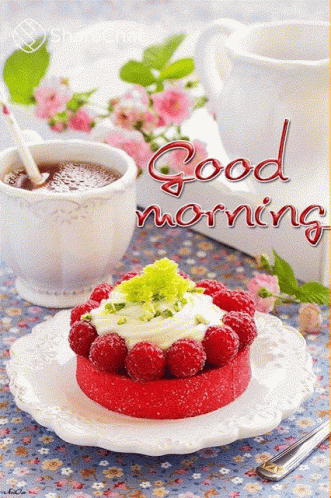 Good Morning Coffee GIF - Good Morning Coffee Strawberry Shortcake GIFs