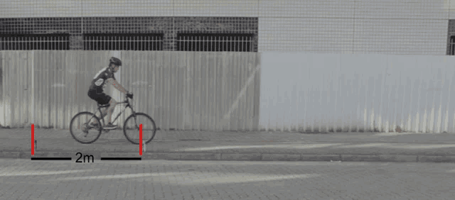 a group of people are riding bicycles in a row with the words 1 quadro written above them