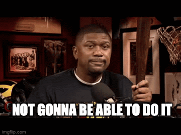 Not Gonna Be Able To Do It Jalen Rose GIF - Not Gonna Be Able To Do It Jalen Rose Cant Do It GIFs