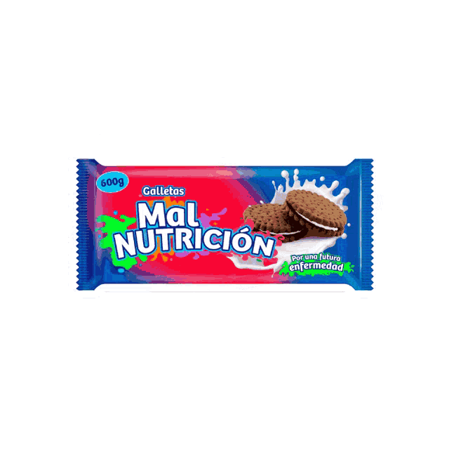 a package of galletas mal nutricion contains 600g of the biscuits