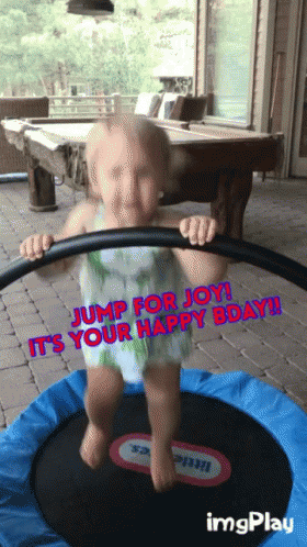 Birthday Jump GIF - Birthday Jump Trampoline GIFs