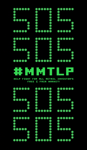 a poster that says #mmtlp help fight for all retail investors