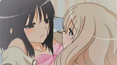 Kiss Anime Girl GIF - Kiss Anime Girl Girl Kiss GIFs