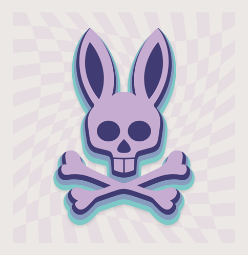 Psycho Bunny Rabbit GIF - Psycho Bunny Rabbit Skull GIFs