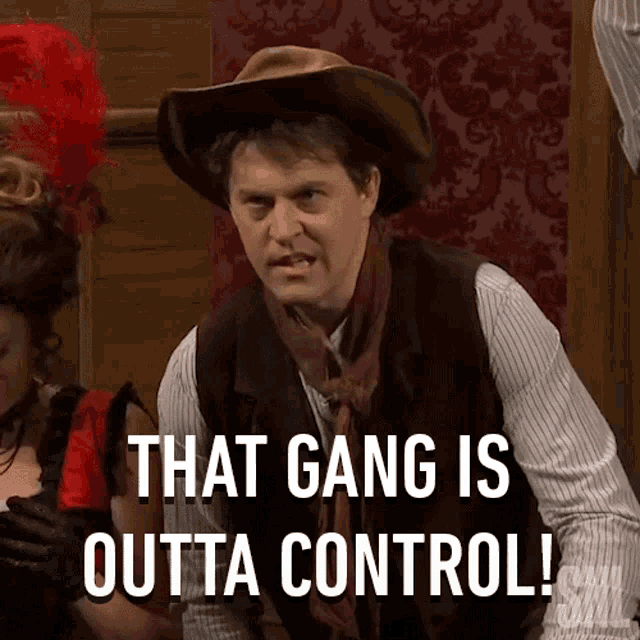 That Gang Is Outta Control Saturday Night Live GIF - That Gang Is Outta Control Saturday Night Live Run Amok GIFs