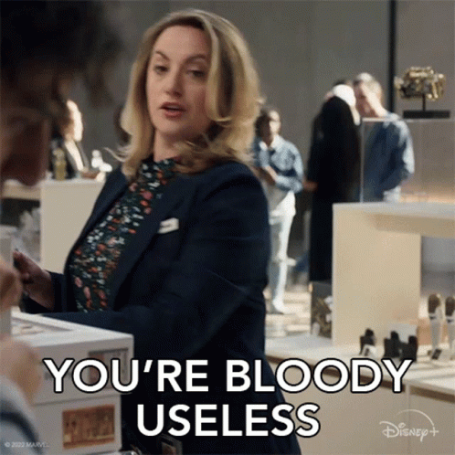 Youre Bloody Useless Donna GIF - Youre Bloody Useless Donna Moon Knight GIFs