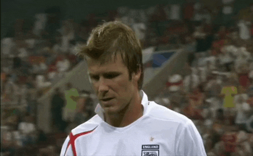 David Beckham Head Down GIF - David Beckham Head Down England GIFs