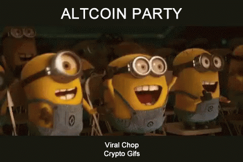 Atcoin Party Minions GIF - Atcoin Party Minions Altcoins GIFs