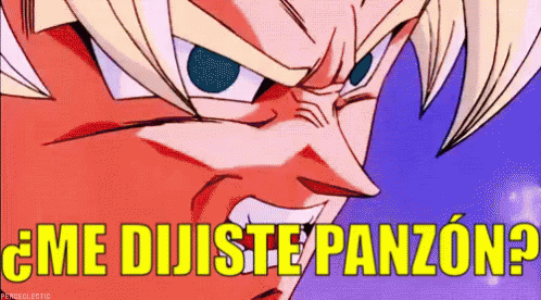 Goku Super Saiyayin GIF - Panzon Gordo Panza GIFs