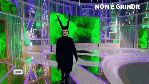 Cristiano Malgioglio Maleficent GIF - Cristiano Malgioglio Maleficent 90special GIFs