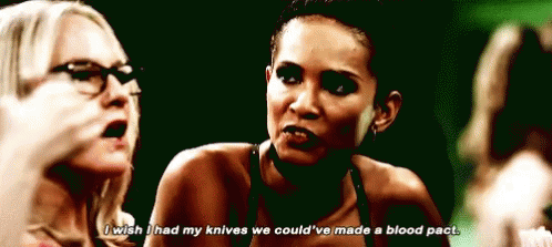 Lucifer Saved Blood Pact GIF - Lucifer Saved Blood Pact I Wish I Had My Knives GIFs