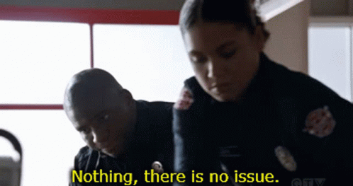 Station19 Victoria Hughes GIF - Station19 Victoria Hughes Nothing There Is No Issue GIFs