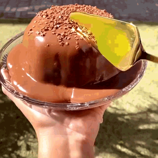 Chocolate Cake GIF - Chocolate Cake Volcano GIFs