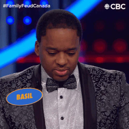 Ok Basil GIF - Ok Basil Family Feud Canada GIFs