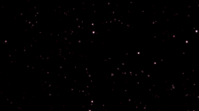 a red among us character is flying through space with the words bienvenue sur le serveur in the background