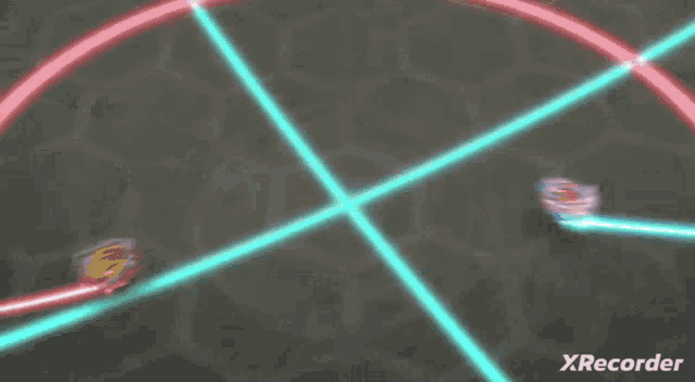 a screenshot of a video game with a lot of lights coming out of the screen .