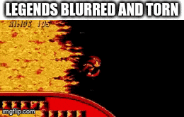 a screenshot of a video game with the caption legends blurred and torn