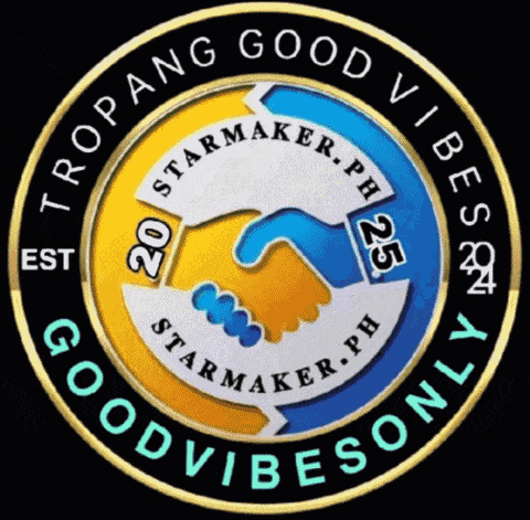 a logo that says tropang good vibes only