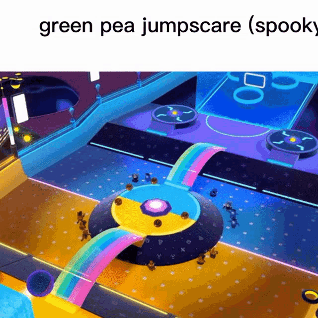 Green Pea Jumpscare GIF - Green Pea Jumpscare Fall Guys GIFs