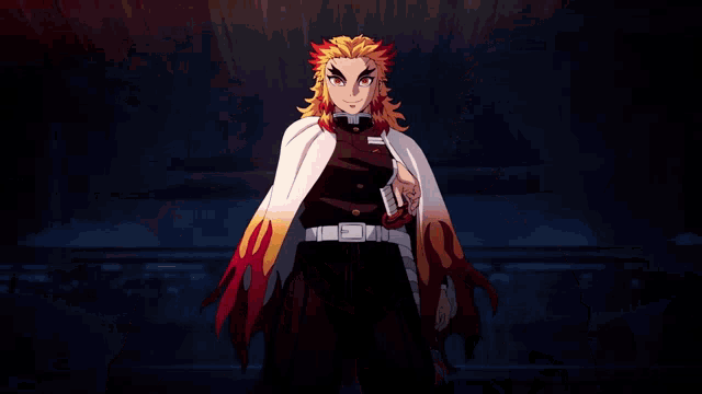 a man with red hair is wearing a white cape