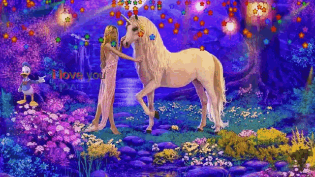 I Love You Unicorn GIF - I Love You Unicorn Wallpaper GIFs