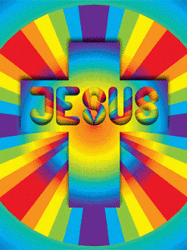 Jesus Colors GIF - Jesus Colors Cross GIFs