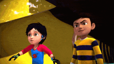 a boy in a striped shirt with the letter s on it