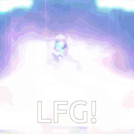 a video game character with the word lfg written on the bottom
